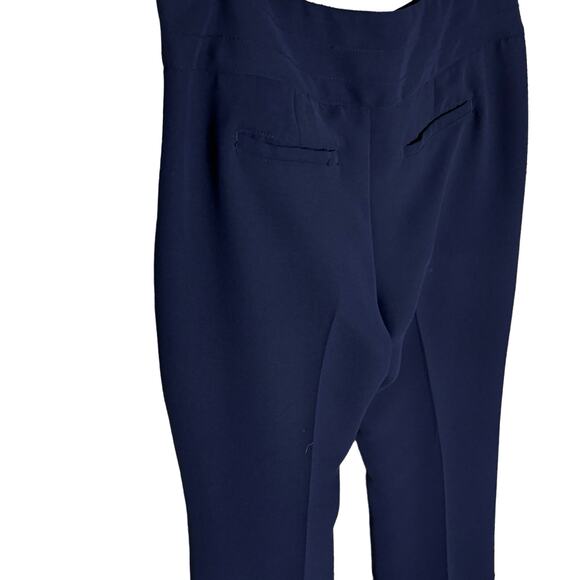 CAbi Midnight in Paris Navy Blue Pleated Trousers Women's Size 4 - Picture 7 of 9